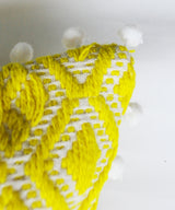 Citrus Lime Pom-Pom Cushion - Zufolo Designs