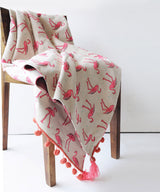 Pop up Flamingo Throw Blanket - Zufolo Designs