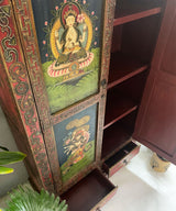Zen Hand Painted Armoire  / Cabinet - Zufolo Designs