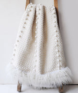 Snowy Carol Throw Blanket - Zufolo Designs