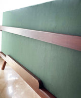 Turn Around Green Wood Bed - Zufolo Designs