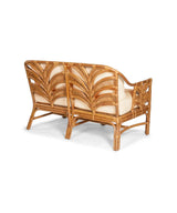 Banana Leaf Natural Wicker Sofa - Zufolo Designs