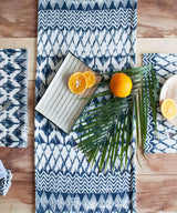 Indigo Fringe Runner - Zufolo Designs