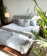 Turn Around Grey Wood Bed - Zufolo Designs