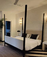 Coal Canopy Bed - Zufolo Designs