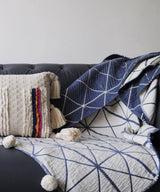 Grey Gaze Two Faced  Throw Blanket - Zufolo Designs