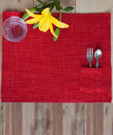 Lush Crimson Table Mats - Zufolo Designs