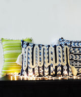 Live Green Pom Pom Cushion - Zufolo Designs