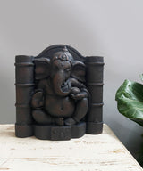 Coal Pillared Ganesha Sculpture - Zufolo Designs