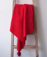 Ornate Crimson Throw - Zufolo Designs