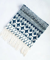Indigo Fringe Runner - Zufolo Designs