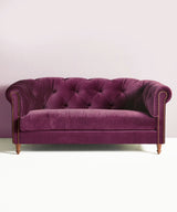 Velvet Luxe Grape Sofa / Couch - Zufolo Designs