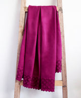 Rhubarb Laser Cut Throw - Zufolo Designs