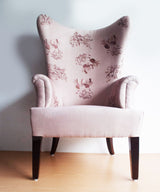 Falling Flowers Wingback Chair - Zufolo Designs
