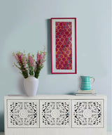 Crescent Carved Console / Side Board - Zufolo Designs