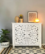Distressed Lunar Console / Side Board - Zufolo Designs