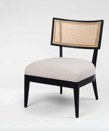 Black Cane Lounge Chair - Zufolo Designs