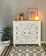 Distressed Lunar Console / Side Board - Zufolo Designs