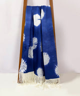 Boho Tie and Dye Silk Throw Blanket  - Zufolo Designs