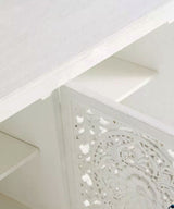 Crescent Carved Console / Side Board - Zufolo Designs