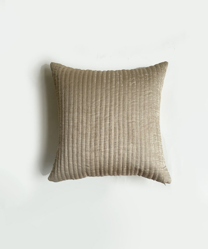 Gold quilted cushion cover