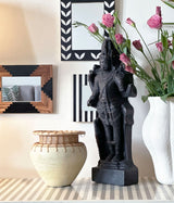 Ancient Black Guardian Statue