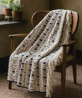 Amal Fringed Throw Blanket