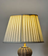 Coastal Calm Pleated Lamp Shade