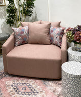 Rose Pink Accent chair / Single Seat Couch