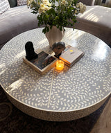 Botanical Vegan Inlay Coffee Table