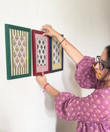 Indigo Paisley Framed Wall Art