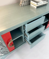 Cheetah Grove Hand-Painted Sideboard / Console