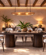 Akaar Acacia Wood Dining Table