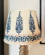Raj Indigo Cotton Lampshade