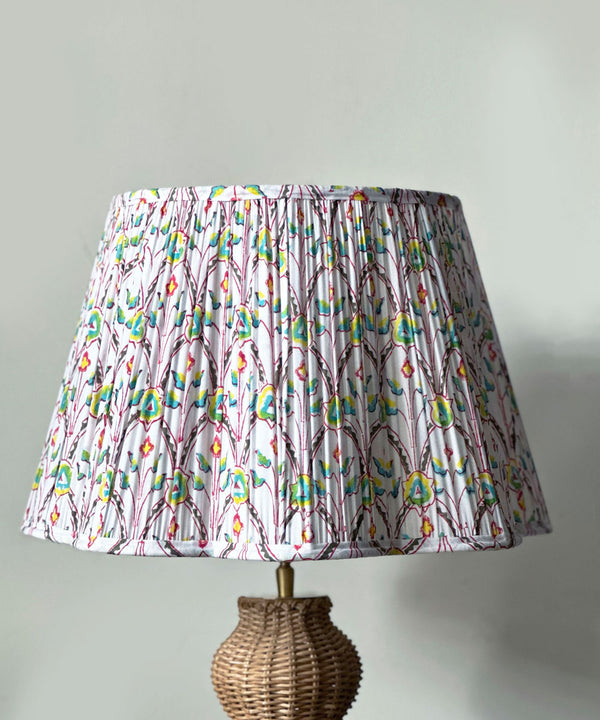 Spring Orchard Pleated Shade