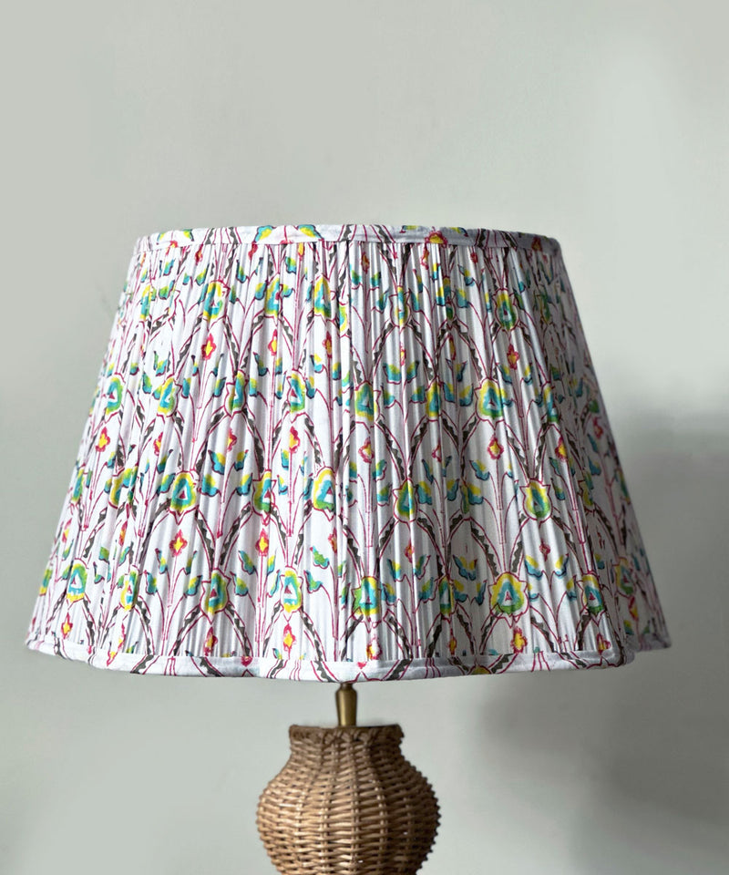 Spring Orchard Pleated Shade