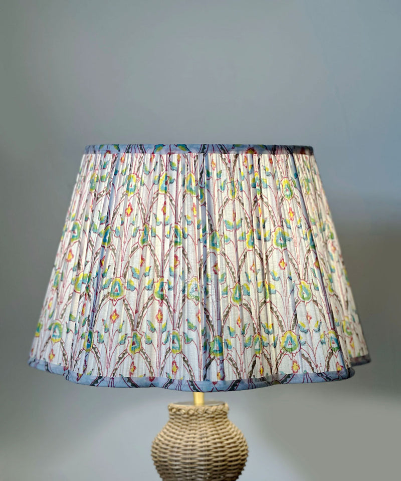 Spring Orchard Pleated Shade