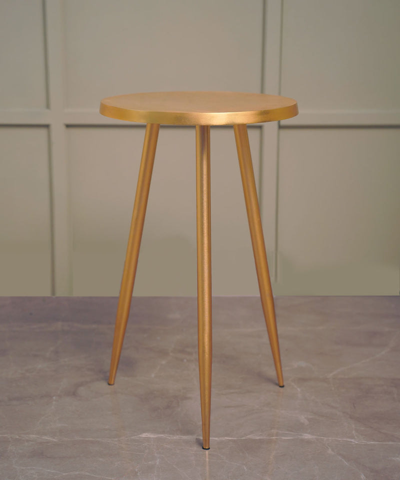 Gleaming Gold End Table