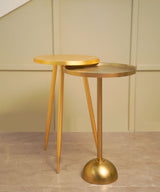 Gleaming Gold End Table