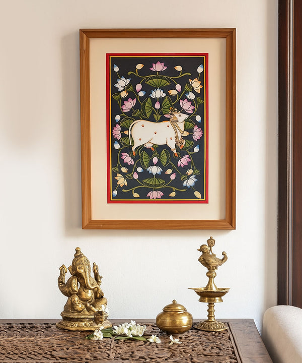 Mala & Lotus Pond Wall Art