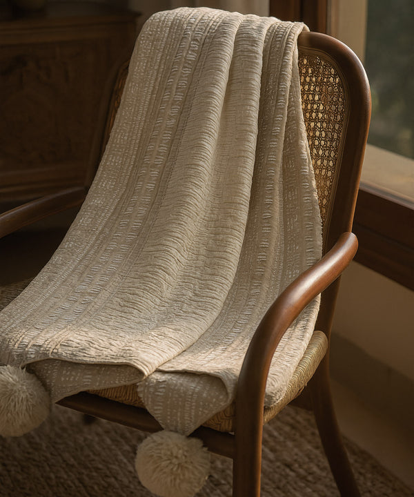 Tribal Stich Reversible throw blanket