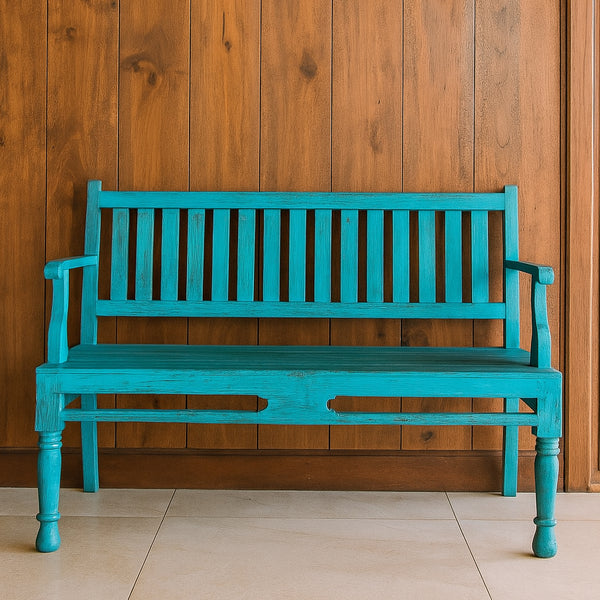 Turquoise Bench Zufolo Designs