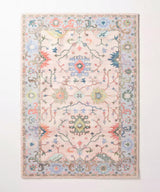 Laura floral Hand tufted rug.