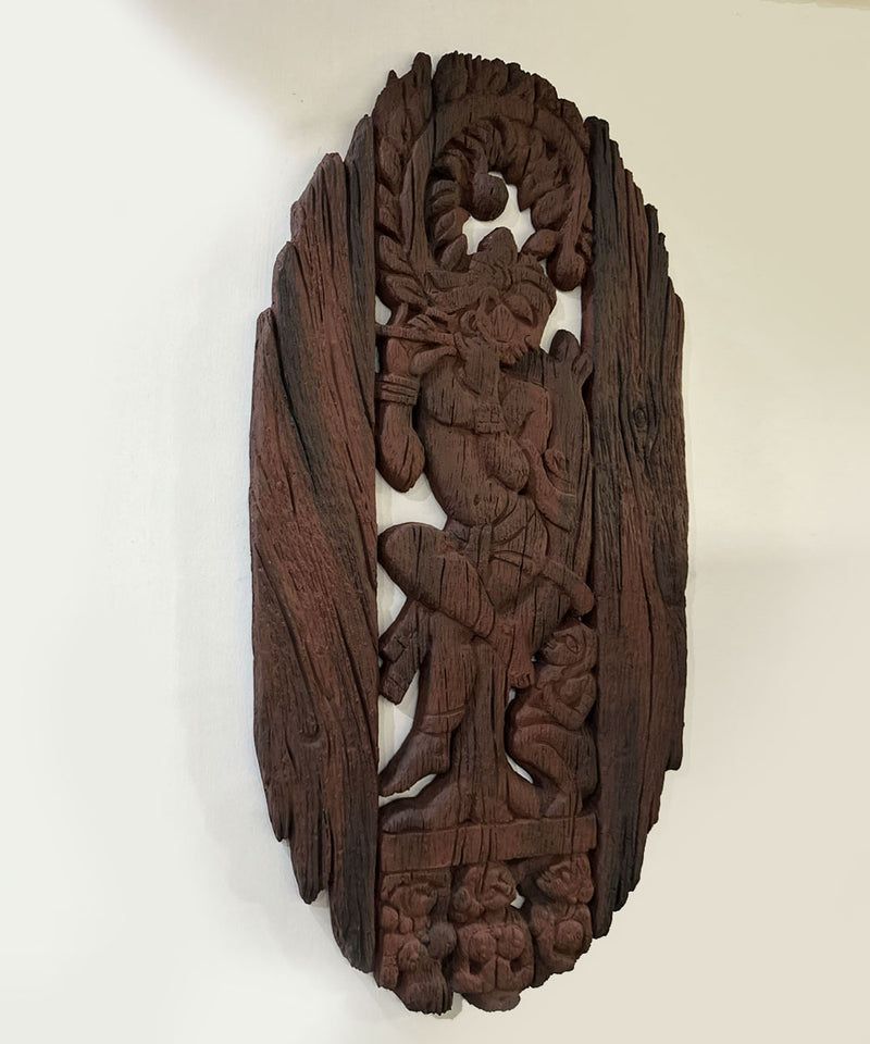 Krishna Flute Wall Sculpture - Zufolo Designs