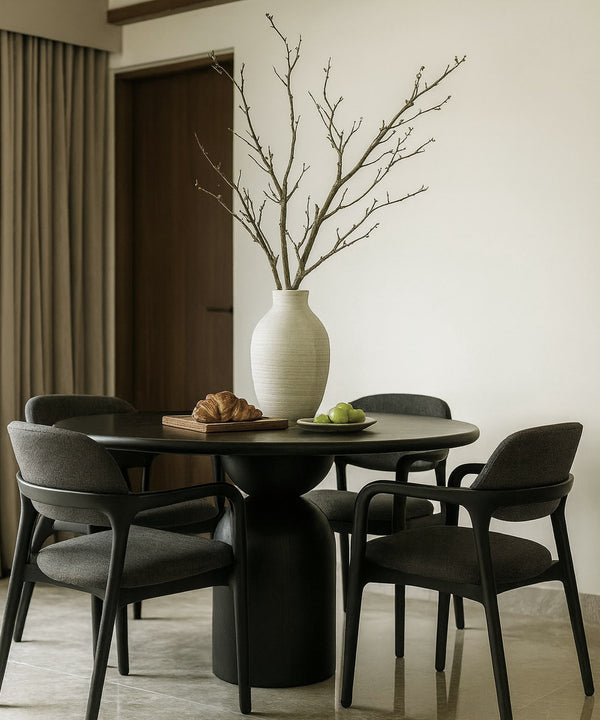 Dune Coal Teak Dining Table