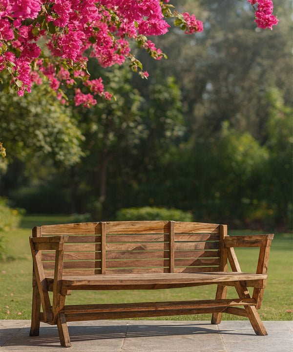 Convertible Bench Turns Into Dining Table