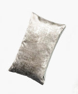 Steel Shimmer Velvet Long Cushion Cover