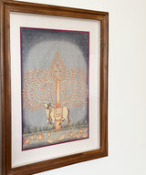 Kamdhenu  & Kalpavriksha Pichwai Set Of Two