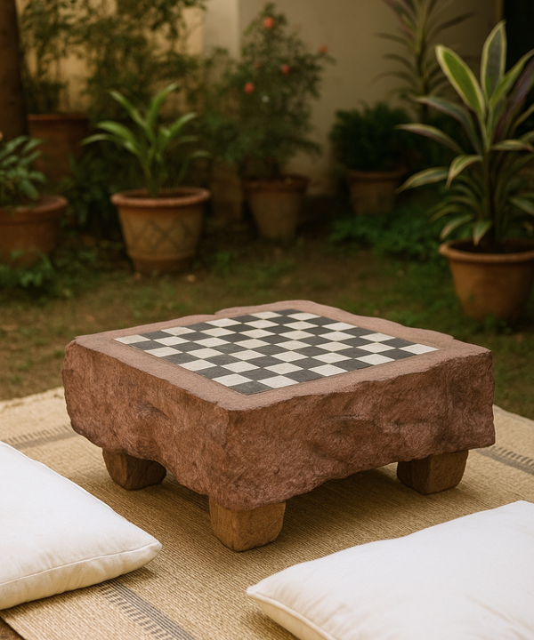 Ancient Chess Table