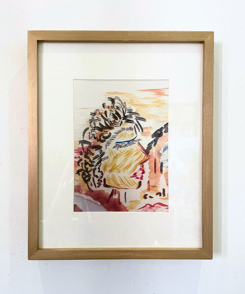 Brush Stroke Face Wall Art Edition 2